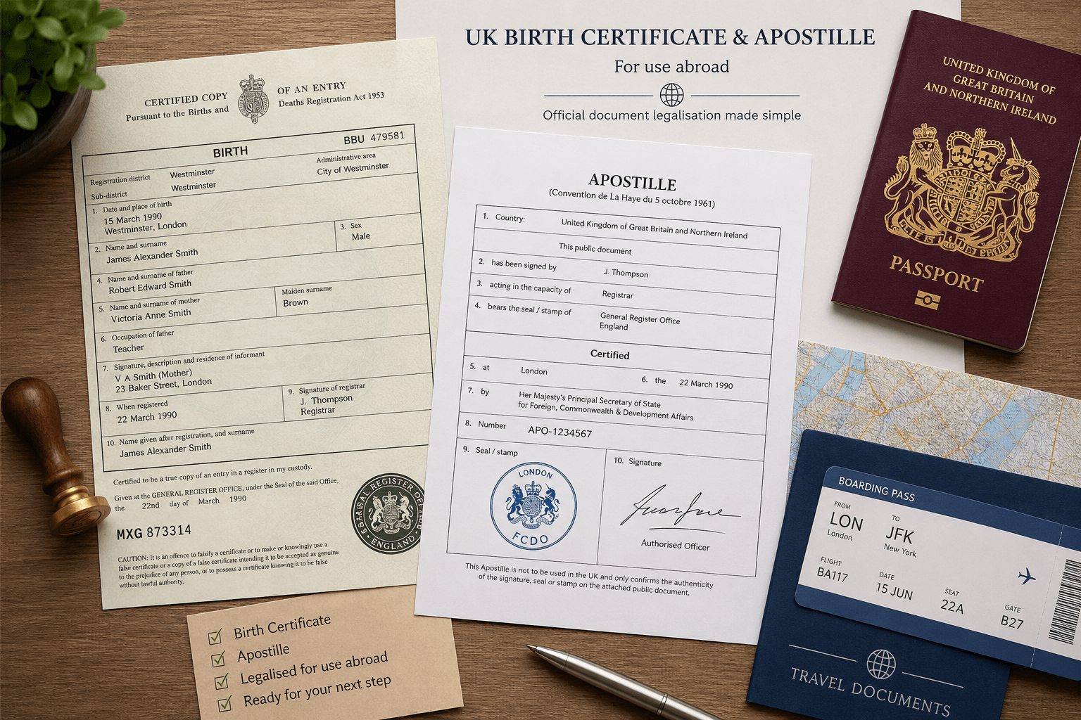 UK birth certificate apostille: what you need to know