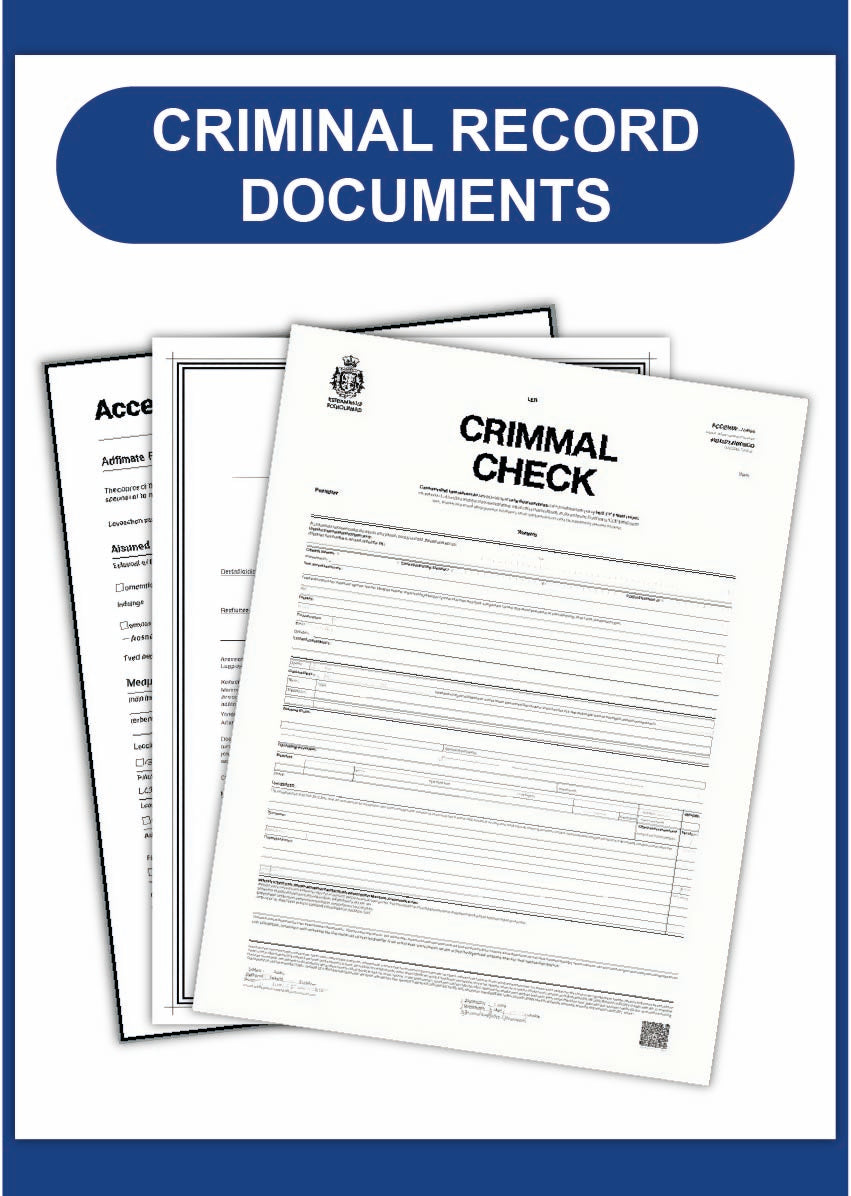 Criminal Record Documents