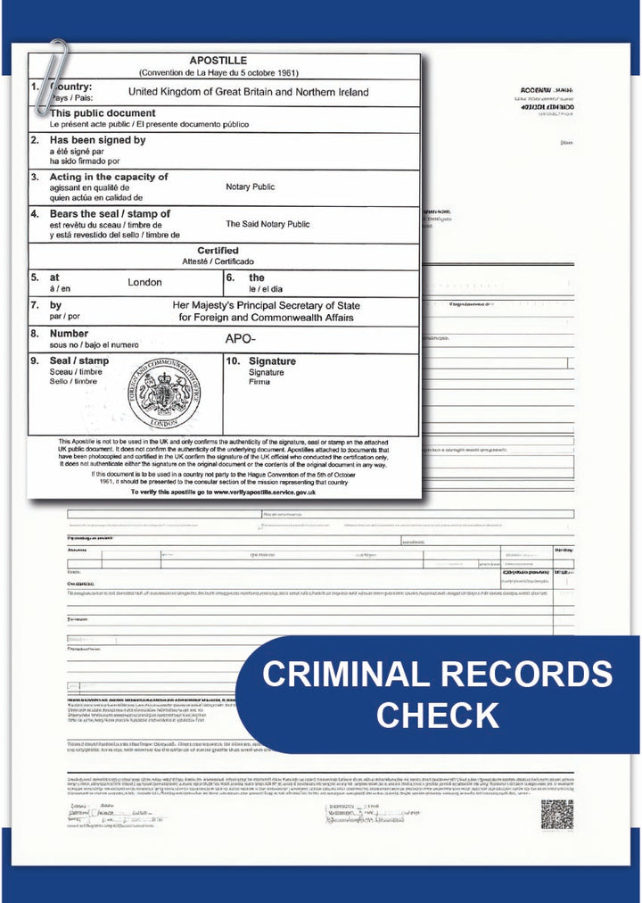 Criminal Record Documents