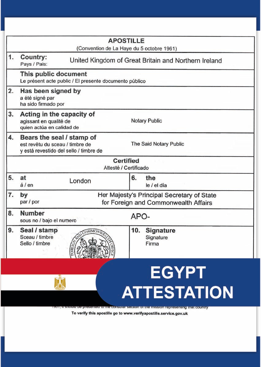Egypt Attestation