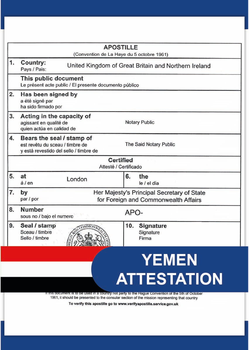 Other country Attestation 15